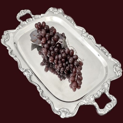 50760 - TRAY WITH HANDLE FILIGREE