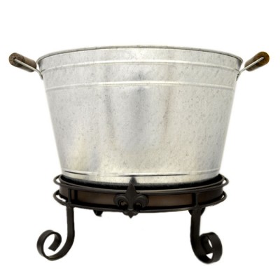 1215-BUCKET STAND FDL W/ DRIP TRAY - BUCKET SEPARATE