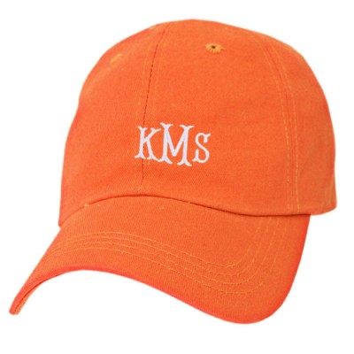 6015-ORANGE- ORANGE COTTON CAP 
