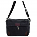 7785 - BLACK MESSENGER BAG