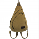 3305 - TAUPE MEDIUM  CANVAS BACKPACK