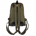 8112-GREEN MEDIUM  CANVAS BACKPACK