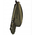 8112-GREEN MEDIUM  CANVAS BACKPACK