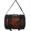 A42 - BLACK CANVAS BACKPACK OR DUFFEL BAG