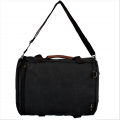 A42 - BLACK CANVAS BACKPACK OR DUFFEL BAG