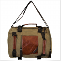 A42 - TAUPE CANVAS BACKPACK OR DUFFEL BAG