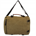 A42 - TAUPE CANVAS BACKPACK OR DUFFEL BAG