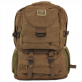 708 - BROWN CANVAS BACKPACK