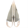 3305 - WHITE MEDIUM CANVAS BACKPACK