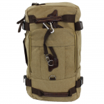 A49 - TAUPE CANVAS BACKPACK OR DUFFEL BAG