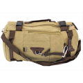 A49 - TAUPE CANVAS BACKPACK OR DUFFEL BAG