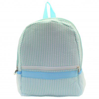 9270S - AQUA SEER SUCKER BACKPACK