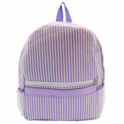 9270S - PURPLE SEER SUCKER BACKPACK