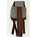 9149 - BLACK STRIPE SMALL BACKPACK