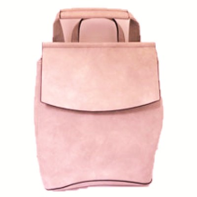 UN00692-BLUSH PU LEATHER MEDIUM BACKPACK