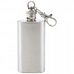 STAINLESS STEEL KEY CHAIN FLASK - 2 Oz.