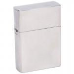 STAINLESS STEEL LIGHTER SHAPED FLASK - 6 Oz.