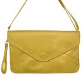 6014 - 12 PIECE SOFT LEATHER CLUTCH BAG (6 COLORS)