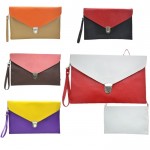 32748 - 10 PIECE LEATHER CLUTCH BAG (5 COLORS)