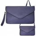 6014 - 12 PIECE SOFT LEATHER CLUTCH BAG (6 COLORS)