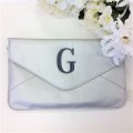 6014 - 12 PIECE SOFT LEATHER CLUTCH BAG (6 COLORS)