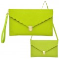 32755- 12 PIECE LEATHER CLUTCH / CROSS BODY / SHOULDER BAG (12 COLORS)
