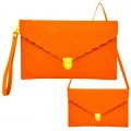 32755- 12 PIECE LEATHER CLUTCH / CROSS BODY / SHOULDER BAG (12 COLORS)
