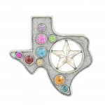 7013-SIL - TEXAS WALL HANGING SILVER