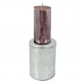 3530B-HAMMERED DESIGN CANDLE HOLDER MEDIUM