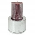 3540B - HAMMERED DESIGN CANDLE HOLDER MEDIUM 
