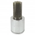 3541B-HAMMERED DESIGN CANDLE HOLDER MEDIUM 