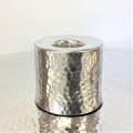3530C-HAMMERED DESIGN CANDLE HOLDER SMALL