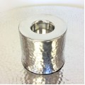 3530C-HAMMERED DESIGN CANDLE HOLDER SMALL