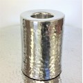 3530B-HAMMERED DESIGN CANDLE HOLDER MEDIUM