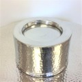 3540B - HAMMERED DESIGN CANDLE HOLDER MEDIUM 