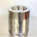 3540A - HAMMERED DESIGN CANDLE HOLDER LARGE 