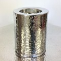 3541A-HAMMERED DESIGN CANDLE HOLDER LARGE