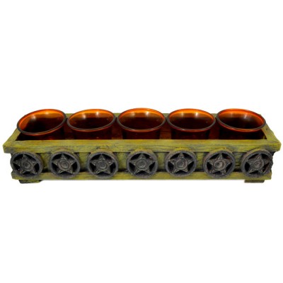 TS04 - LONG VOTIVE CANDLE HOLDER