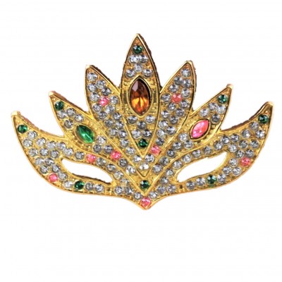 1011MARDI - CLEAR CRYSTAL / MARDI GLASS CANDLE PIN