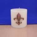 7002RD- RED STONE FDL COPPER CANDLE PIN 