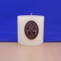 7005PL- PURPLE STONE CANDLE PIN