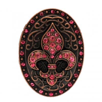 7005PK- PINK STONE CANDLE PIN