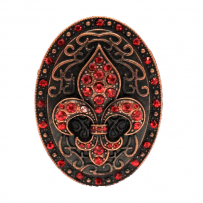 7005RD- RED STONE CANDLE PIN