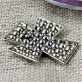1017CL - CLEAR STONE CANDLE PIN W / CROSS