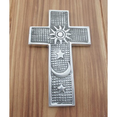 30116- ALUMINIUM WALL CROSS