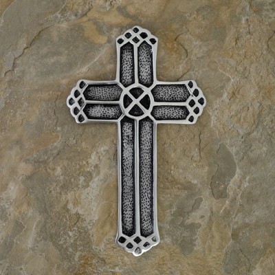 30129- ALUMINIUM WALL CROSS 