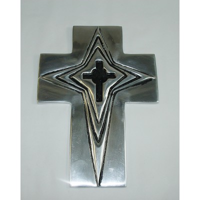 30345- ALUMINIUM WALL CROSS