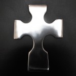 51078-ALUMINUM WALL CROSS SMOOTH FINISH