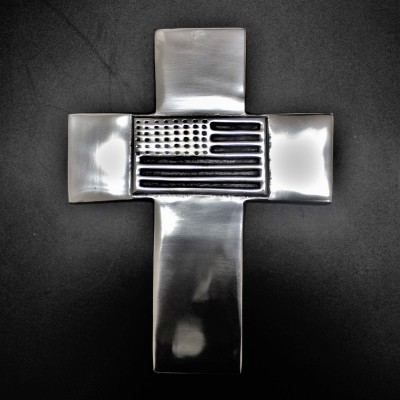 30341- ALUMINIUM WALL CROSS