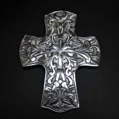 50569- ALUMINIUM WALL CROSS
